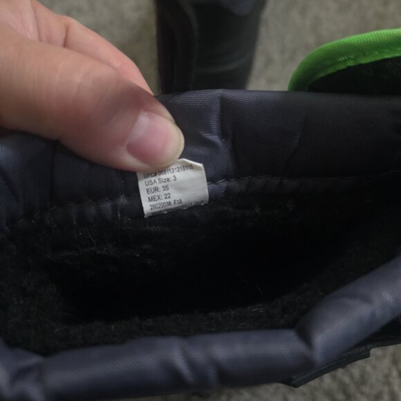 Wonder Nation Boys Winter Boots Size 3 - Picture 5 of 6